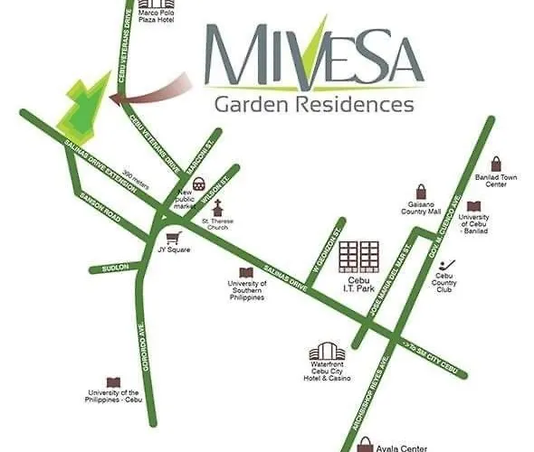 アパートホテル Upscale With High Speed Internet, Mivesa Residences セブ市